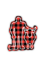 NORTHWEST BUFFALO CHECK PAUL & BABE  STICKER
