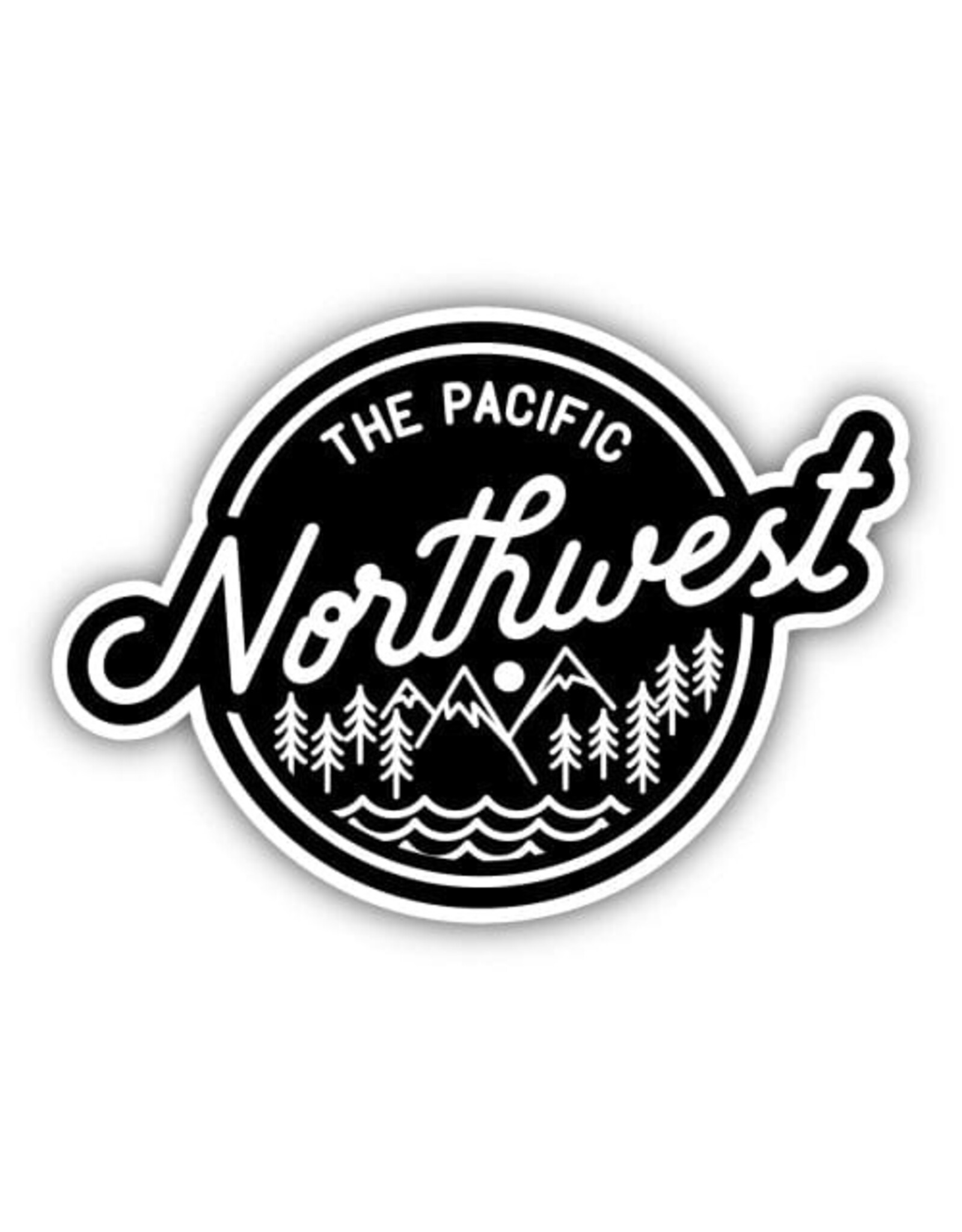 NORTHWEST JASPER EXPLORE MOUNTAINS AND TREES  STICKER