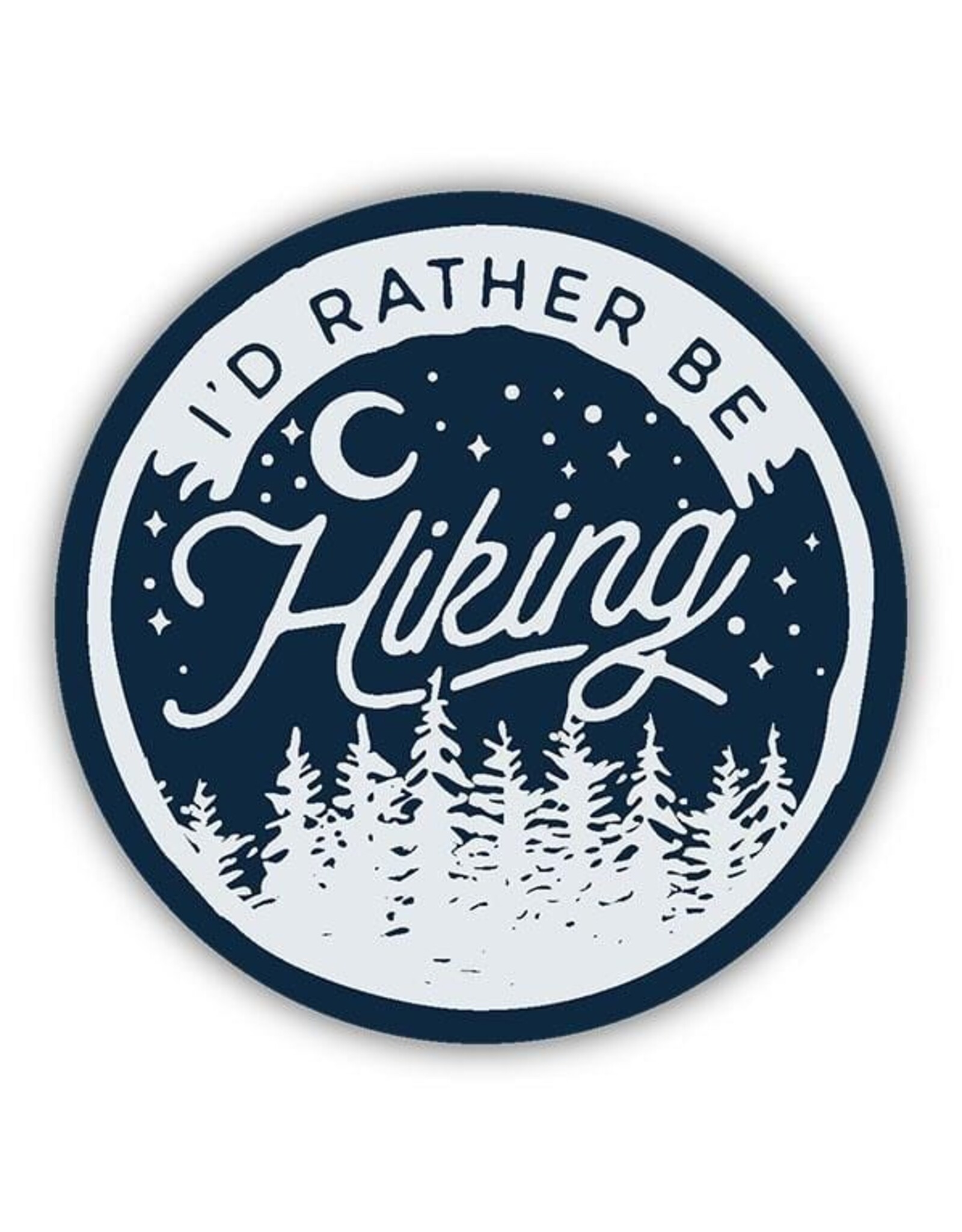 NORTHWEST I'D RATHER BE HIKING  STICKER
