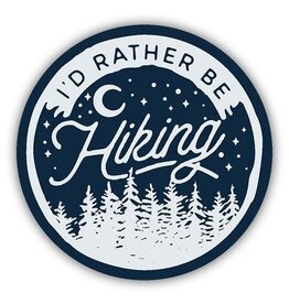 NORTHWEST I'D RATHER BE HIKING  STICKER