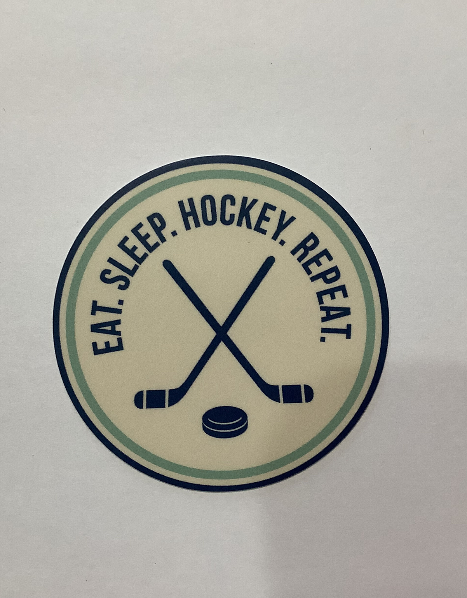 NORTHWEST CROSSED STICKS HOCKEY BADGE  STICKER
