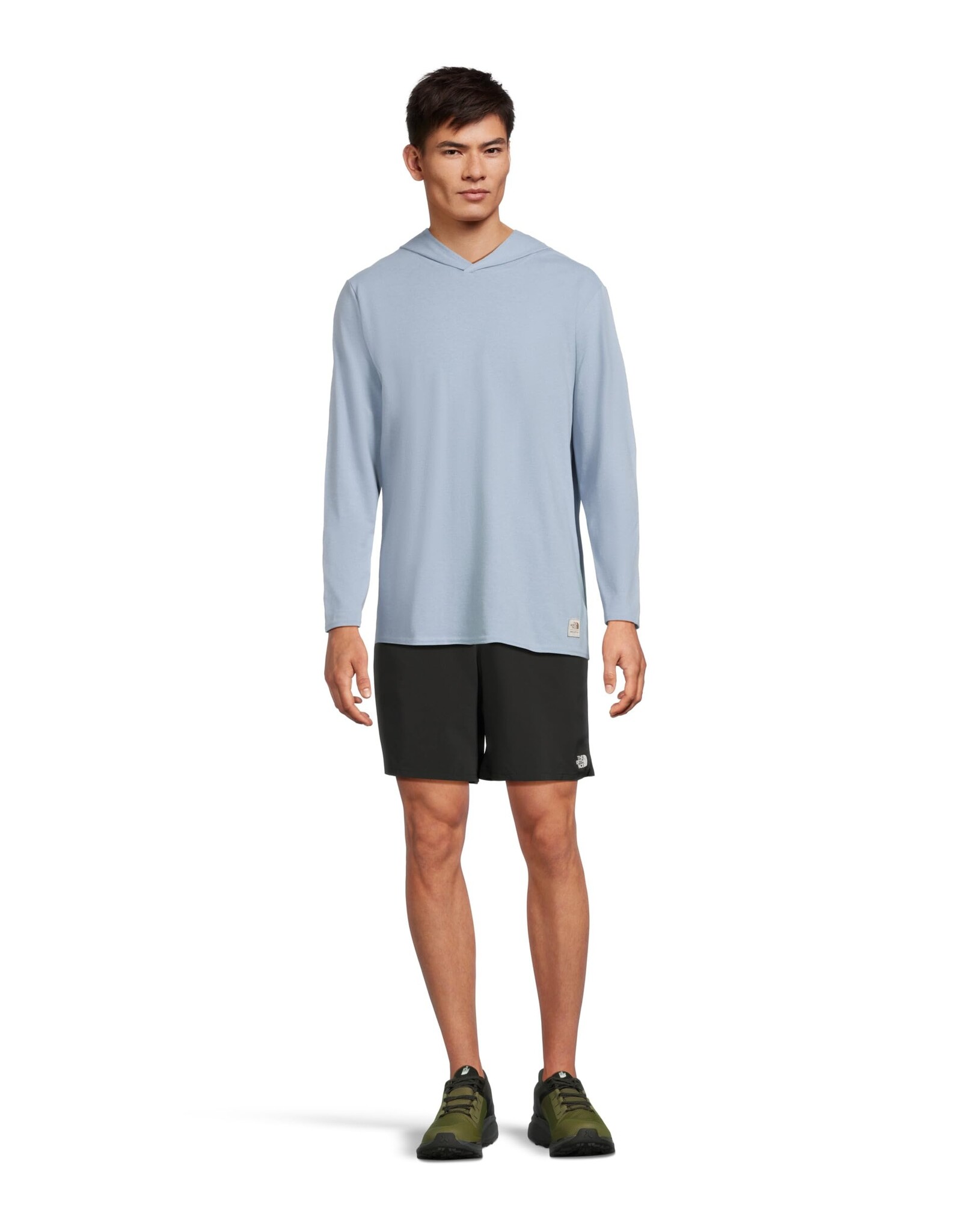 THE NORTH FACE MEN'S L/S HERITAGE PATCH HOODIE TEE