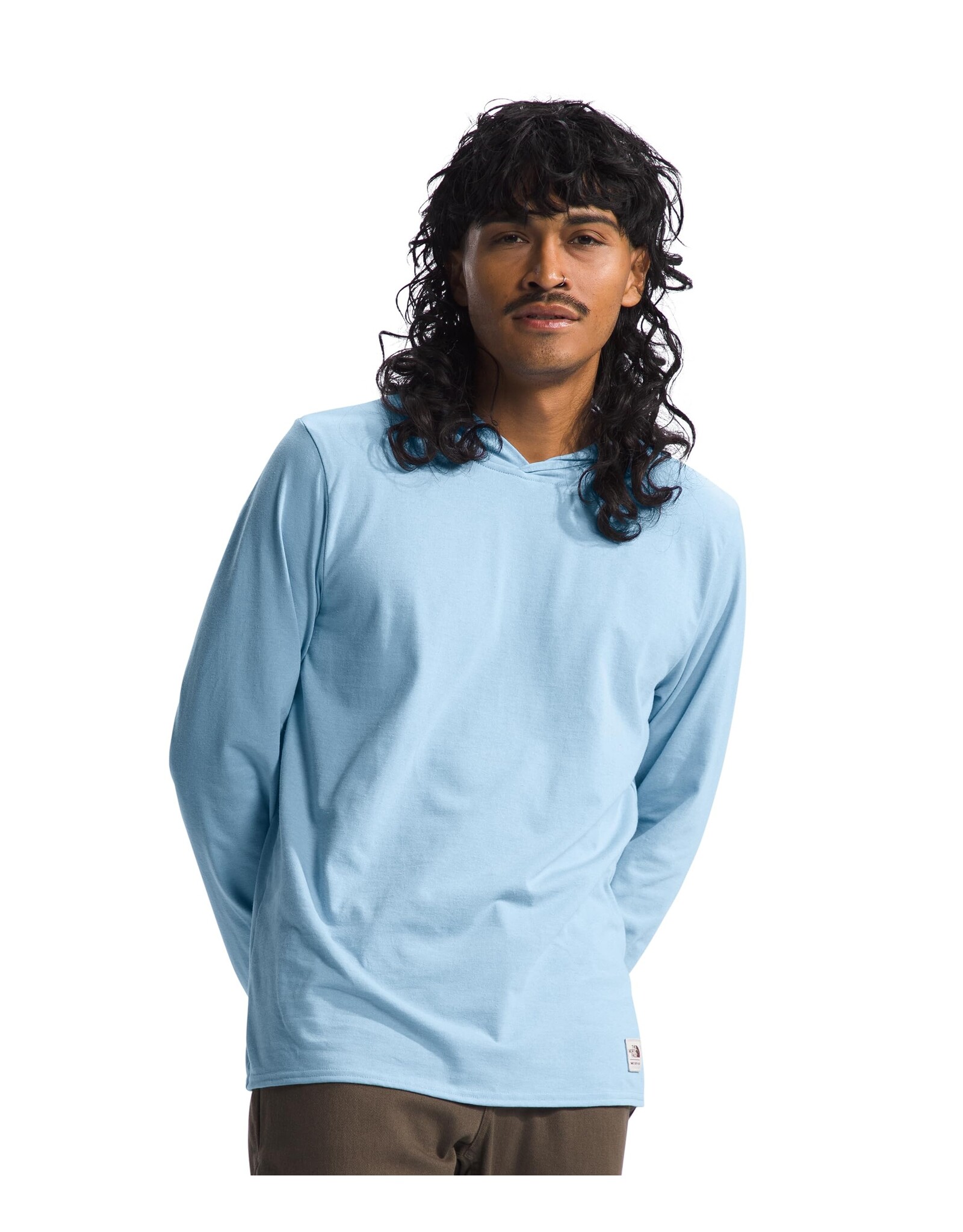 THE NORTH FACE MEN'S L/S HERITAGE PATCH HOODIE TEE
