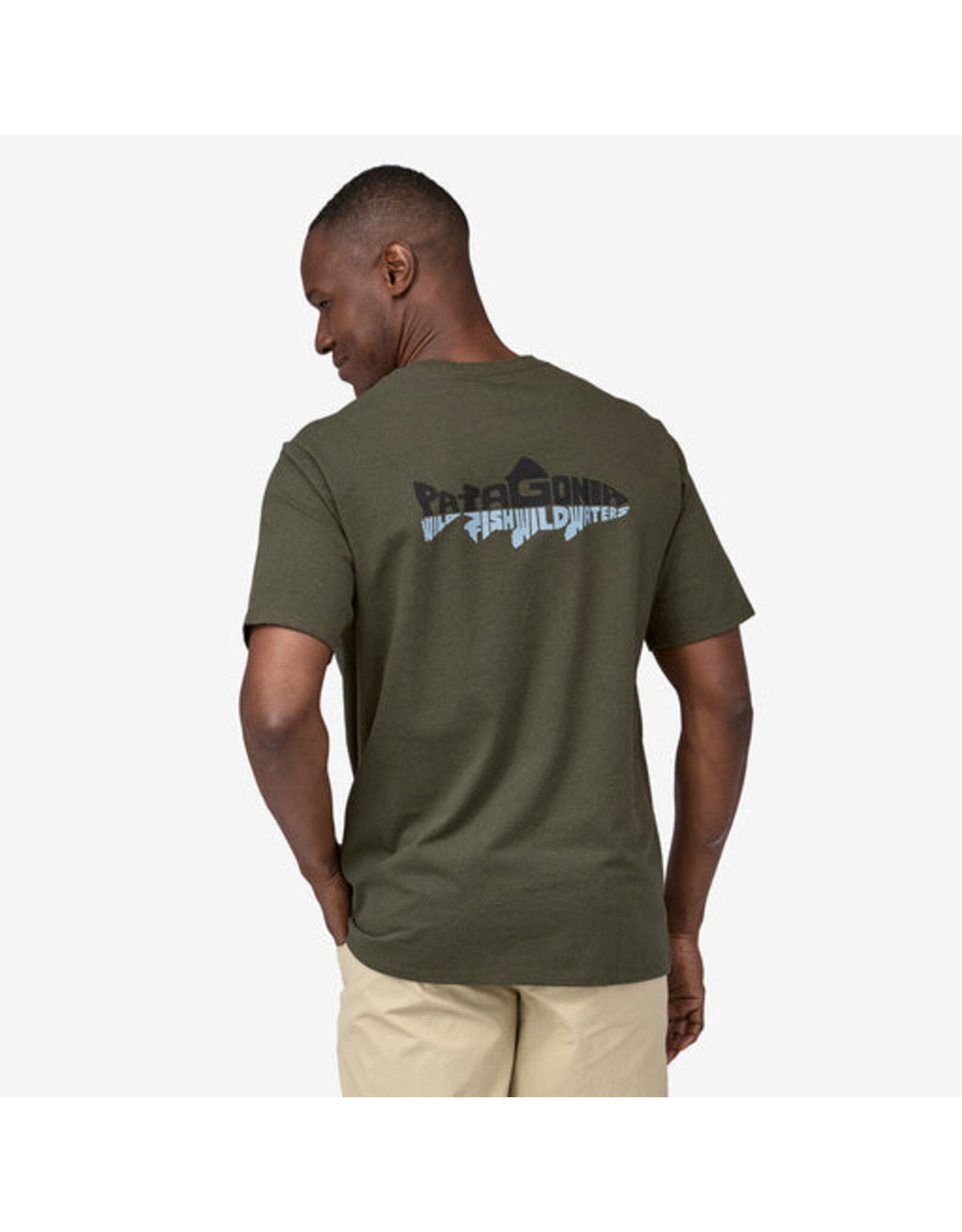 PATAGONIA MEN WILD WATERLINE POCKET RESPONSIBILI-TEE