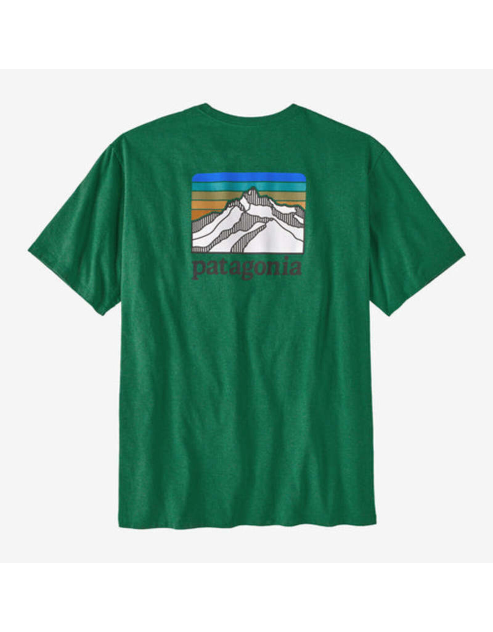 PATAGONIA MEN LINE LOGO RIDGE POCKET RESPONSIBILI-TEE