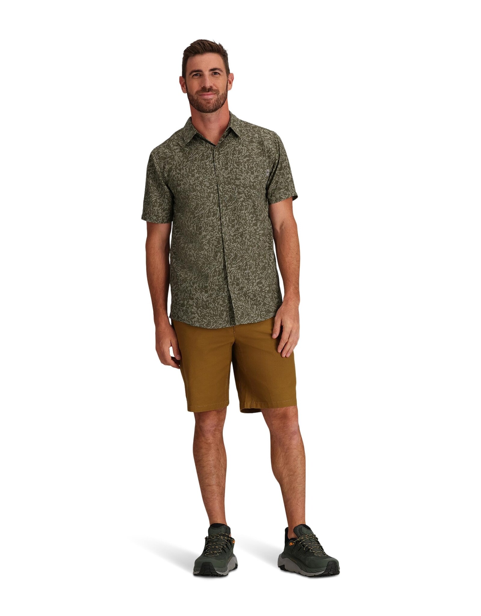 ROYAL ROBBINS MEN AMP LITE PRINTED S/S TOP