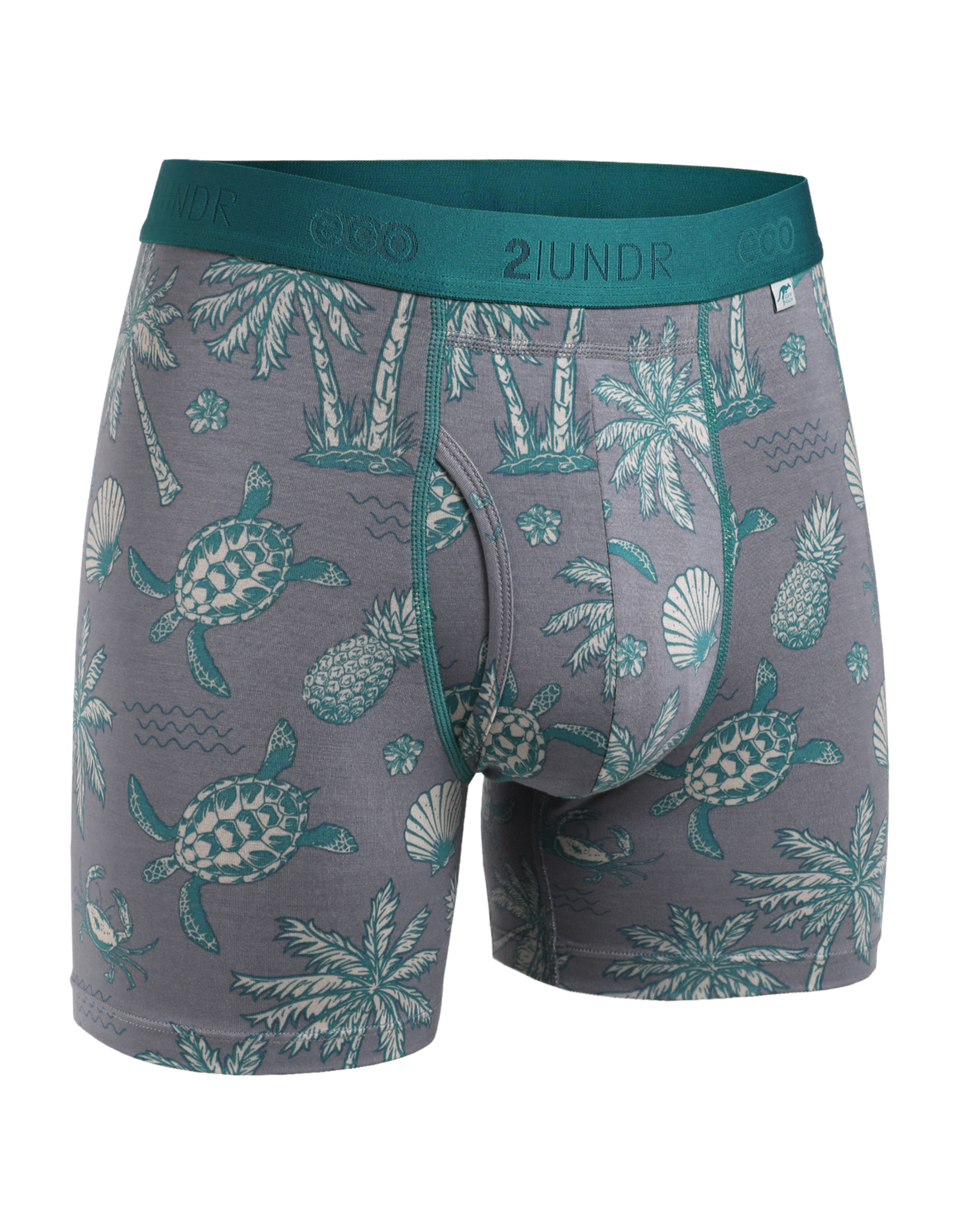 2UNDER MEN ECO SHIFT BB PRINT BOXER BRIEF