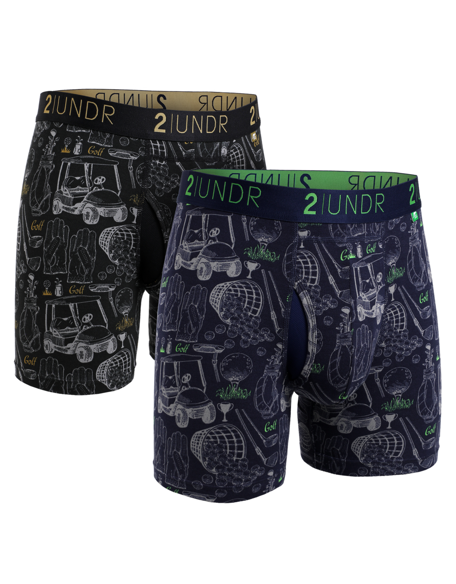 2UNDER MEN 2UNDER SWING SHIFT PRINT BOXER BRIEF