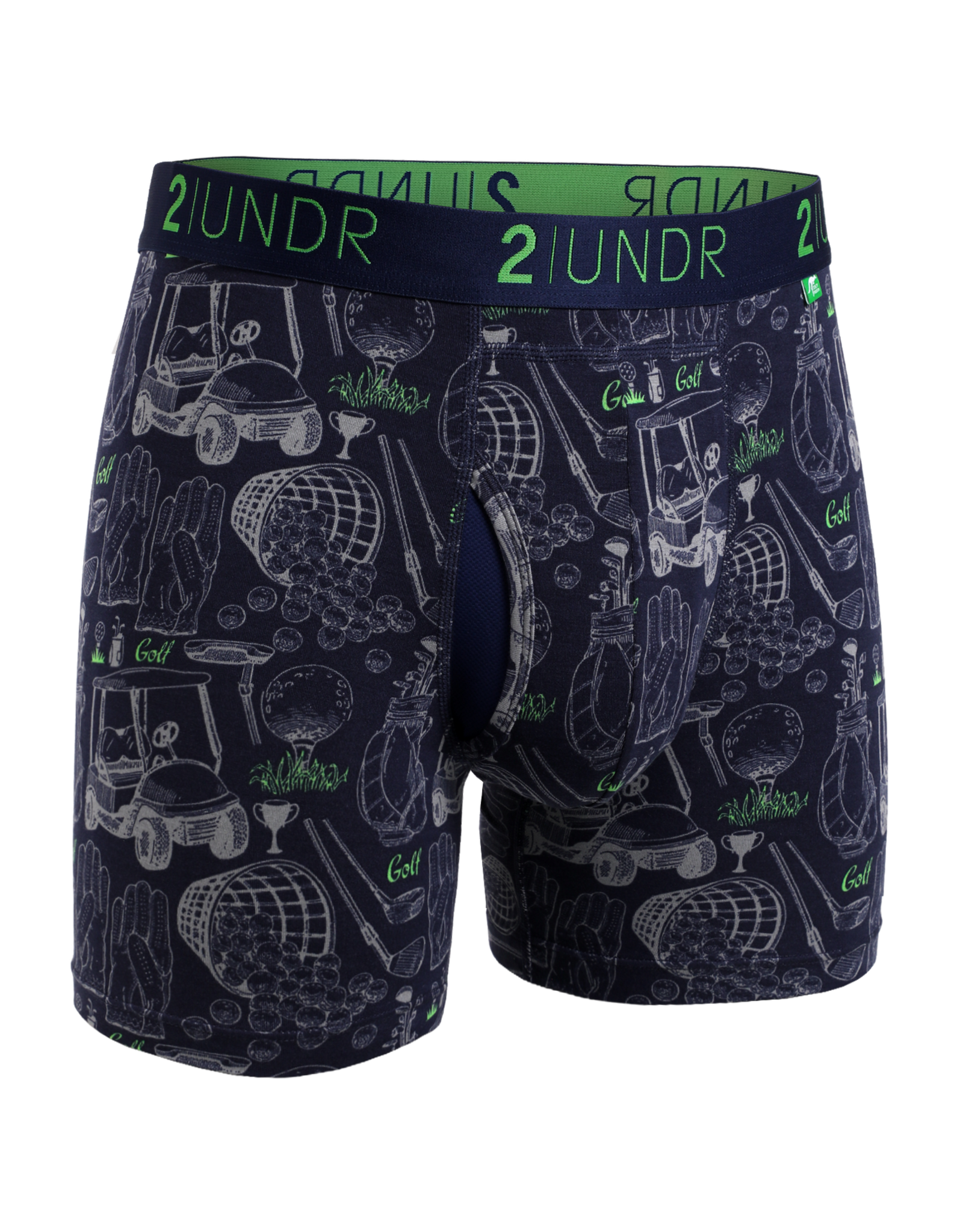 2UNDER MEN 2UNDER SWING SHIFT PRINT BOXER BRIEF