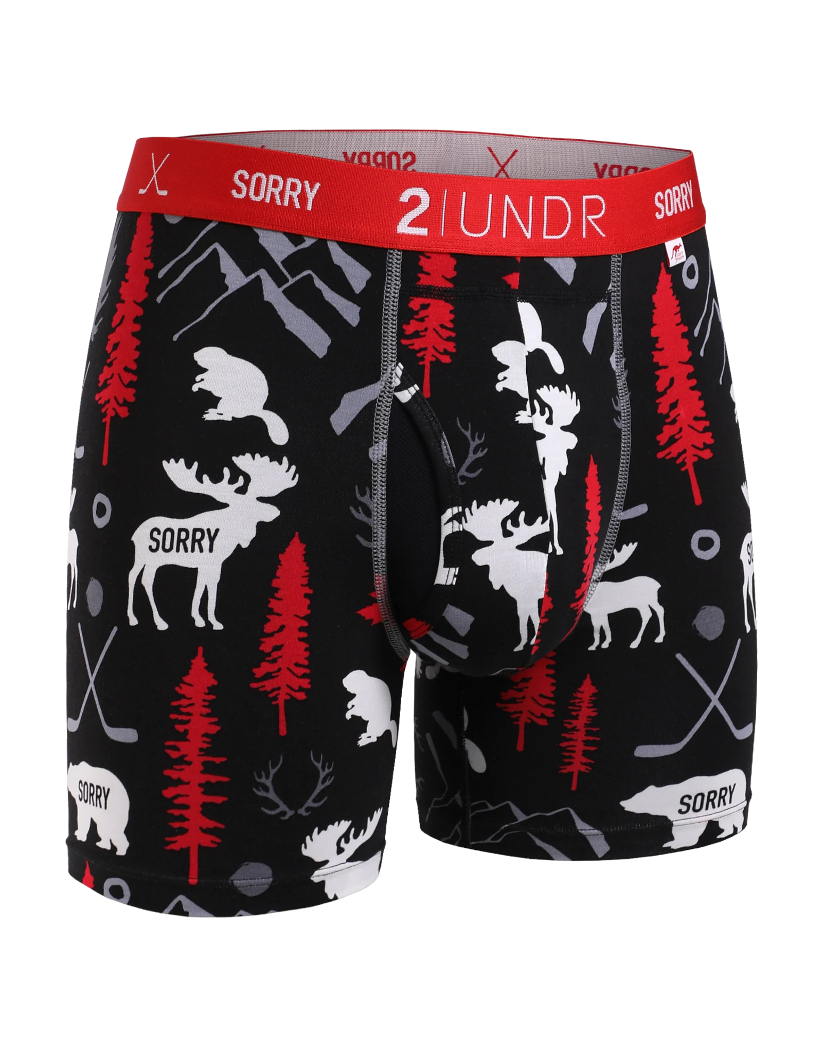 2UNDER MEN 2UNDER SWING SHIFT PRINT BOXER BRIEF