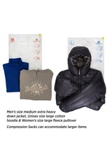 PACK-IT COMPRESSION SAC SET M/L CLEAR