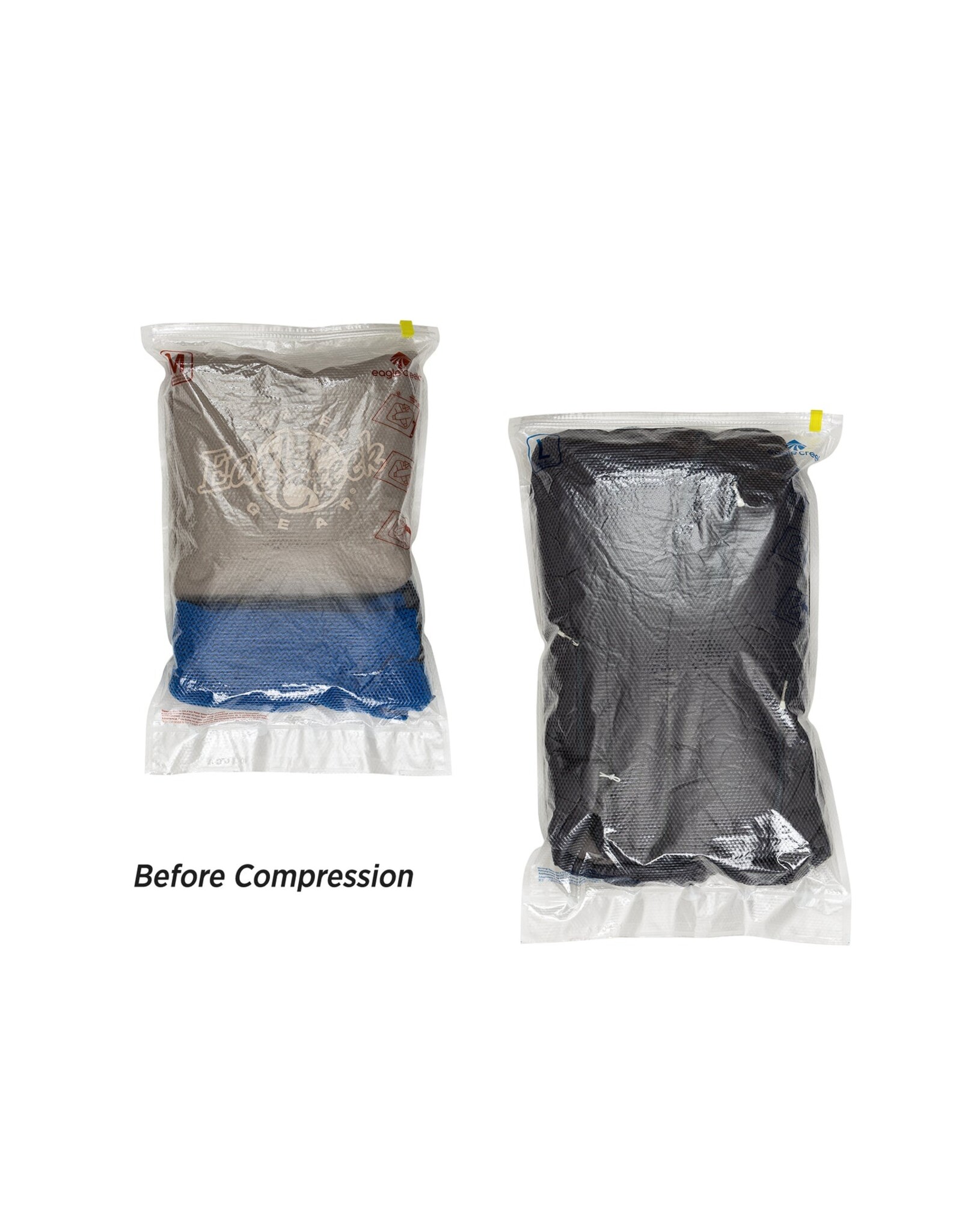 PACK-IT COMPRESSION SAC SET M/L CLEAR