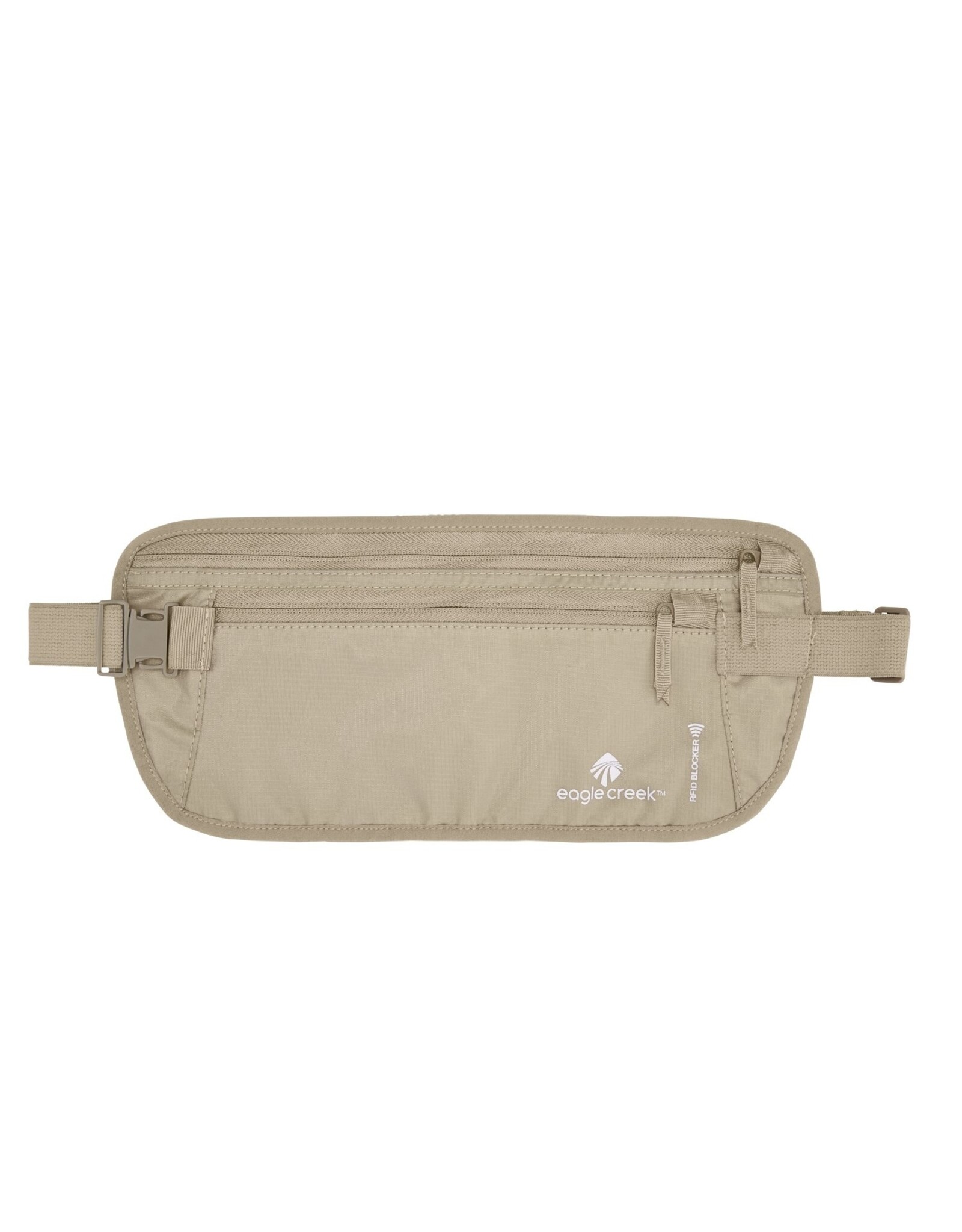 RFID BLOCKER MONEY BELT DLX TAN