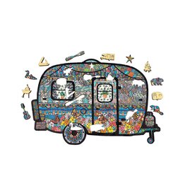 GSI OUTDOORS RETRO TRAILER WOOD PUZZLE