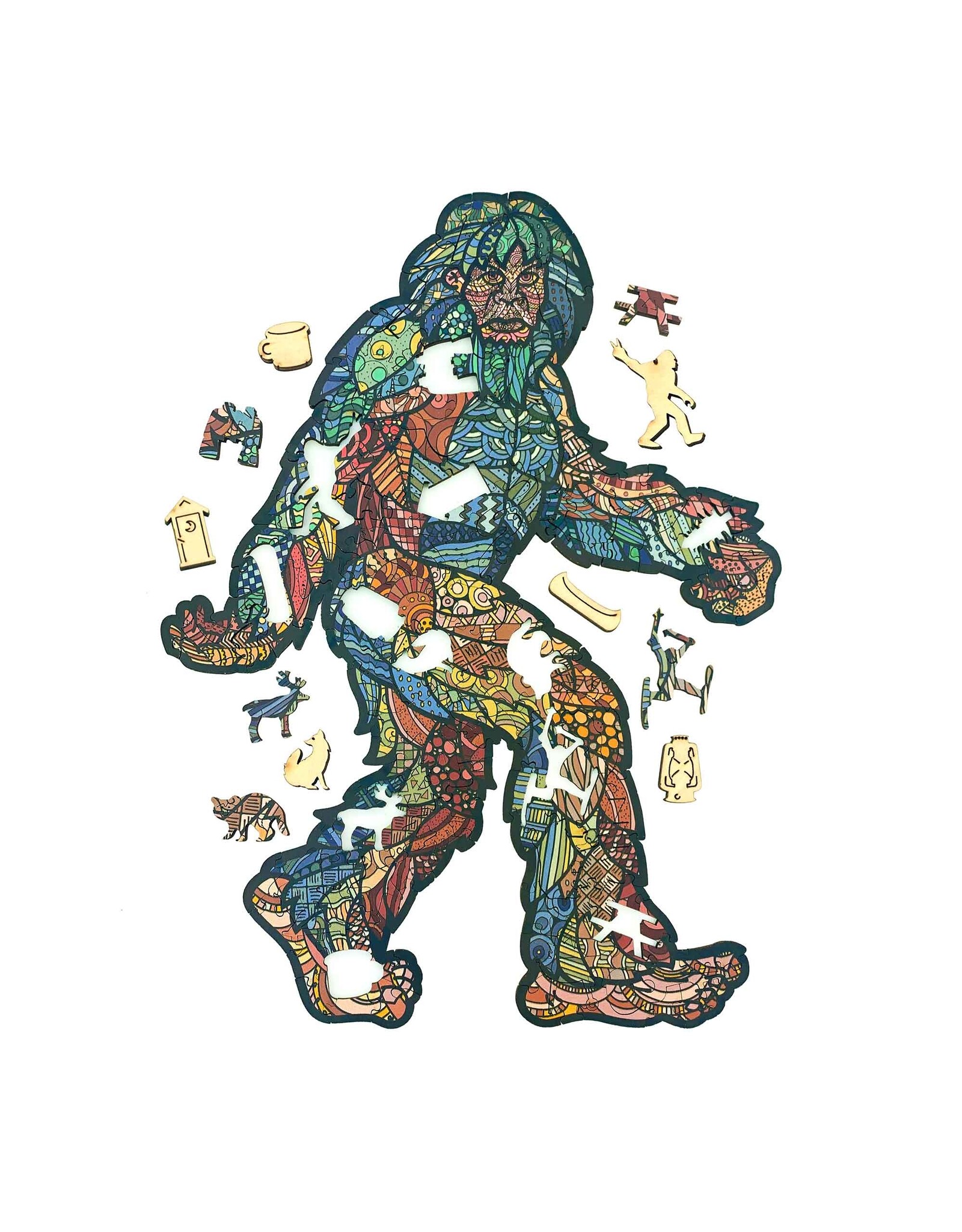 GSI OUTDOORS SASQUATCH WOOD PUZZLE