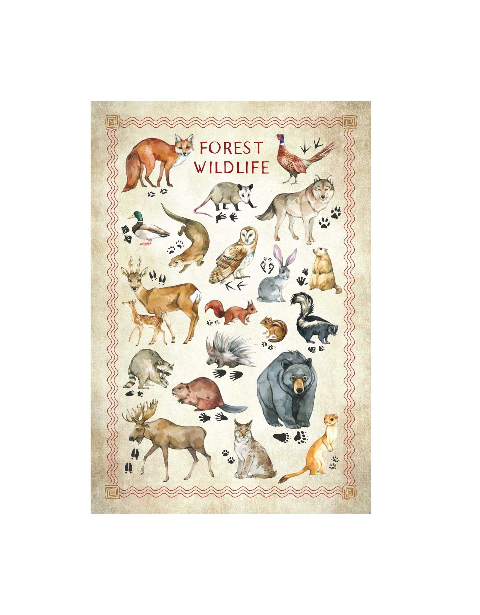 GSI OUTDOORS FOREST WILDLIFE MINI PUZZLE