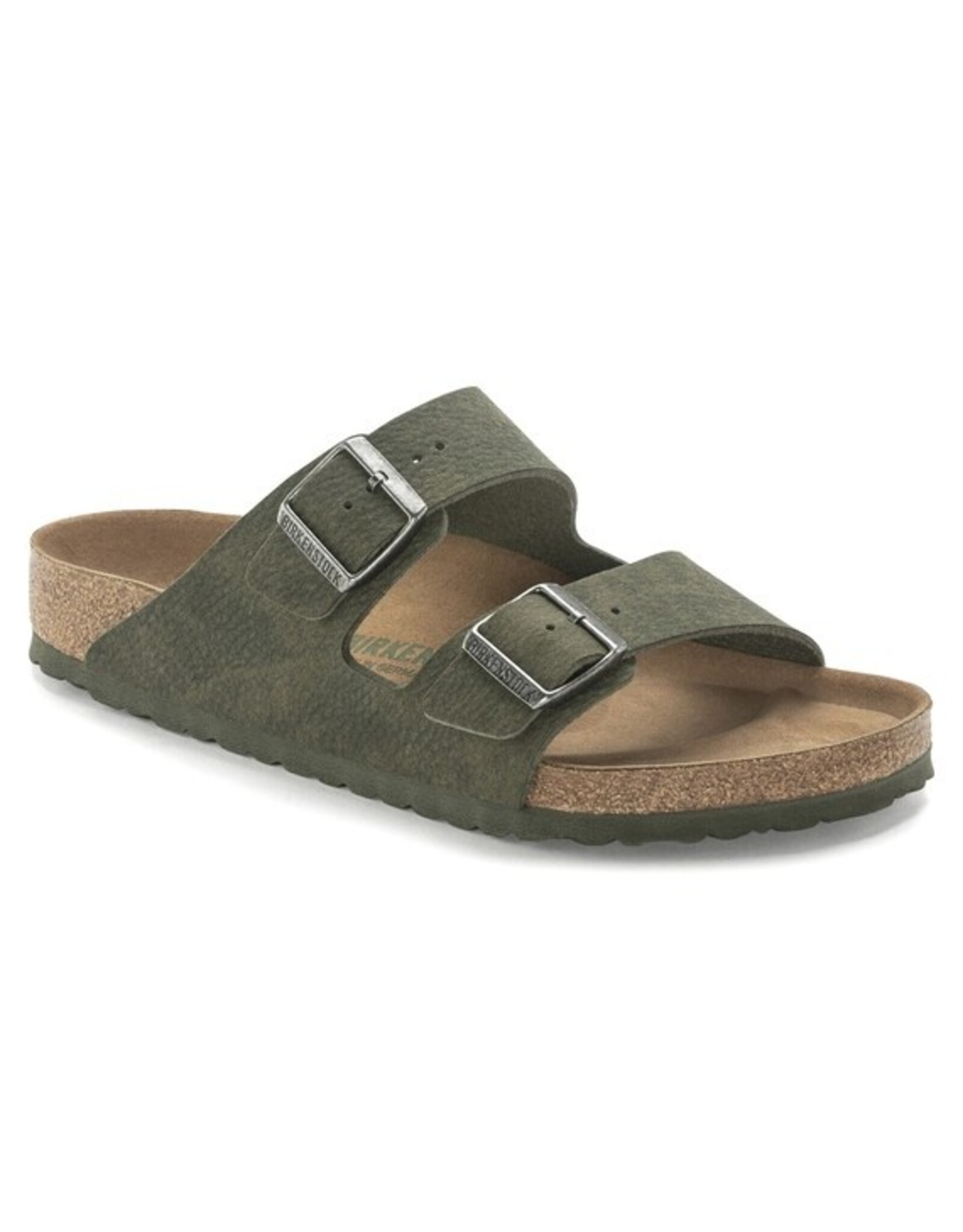 BIRKENSTOCK ARIZONA MF VEGAN DESSERT THYME SANDAL
