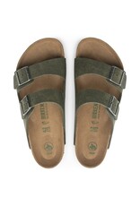 BIRKENSTOCK ARIZONA MF VEGAN DESSERT THYME SANDAL