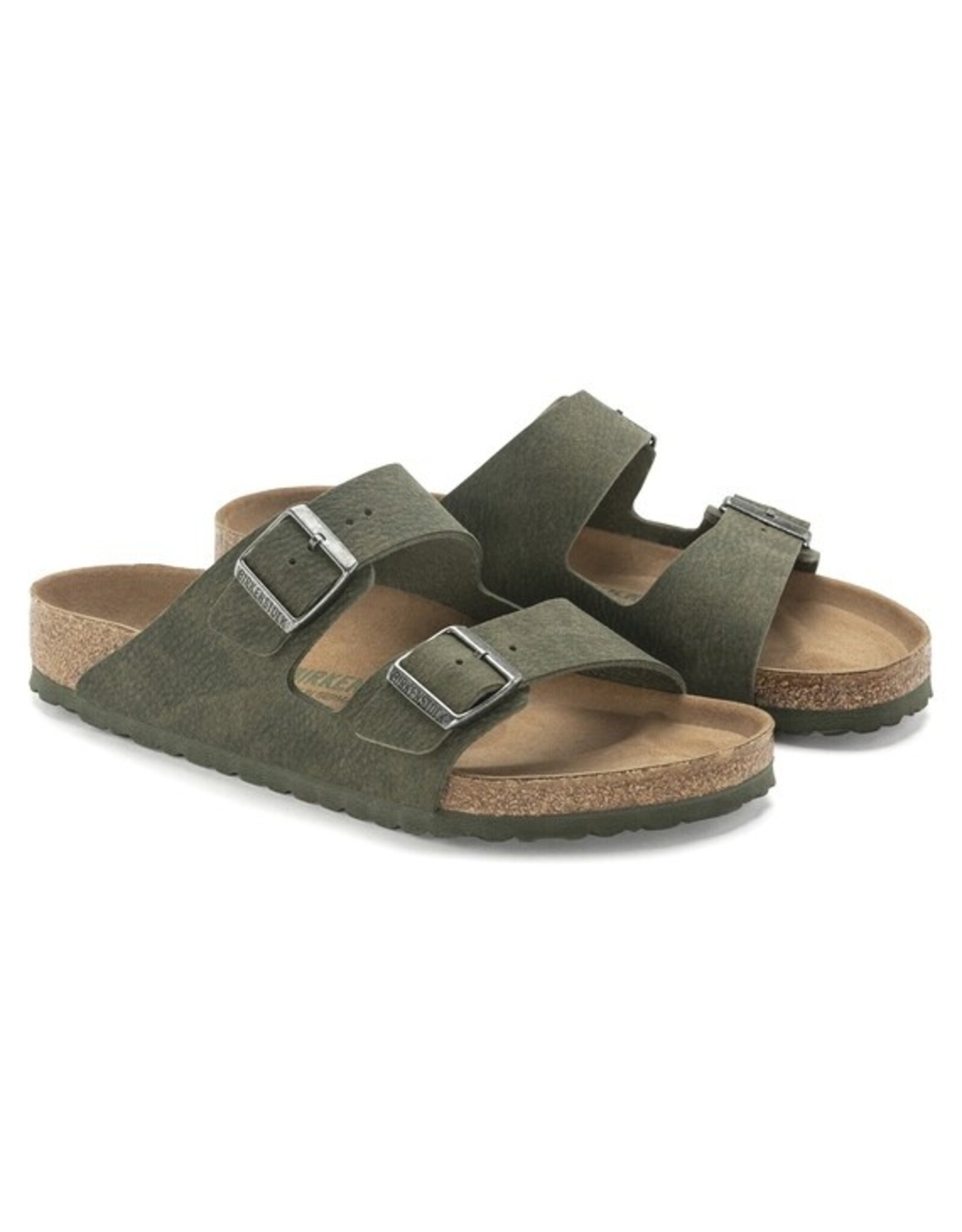 BIRKENSTOCK ARIZONA MF VEGAN DESSERT THYME SANDAL