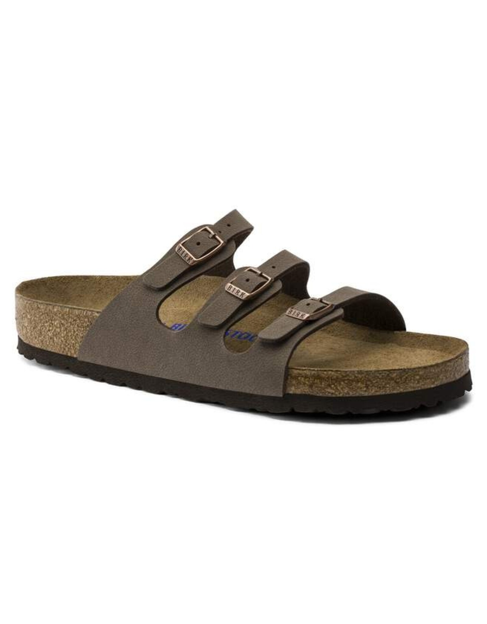 BIRKENSTOCK FLORIDA SOFT FOOTBED MOCHA BIRKO-FLOR SANDAL