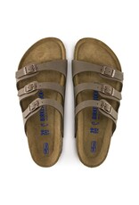 BIRKENSTOCK FLORIDA SOFT FOOTBED MOCHA BIRKO-FLOR SANDAL