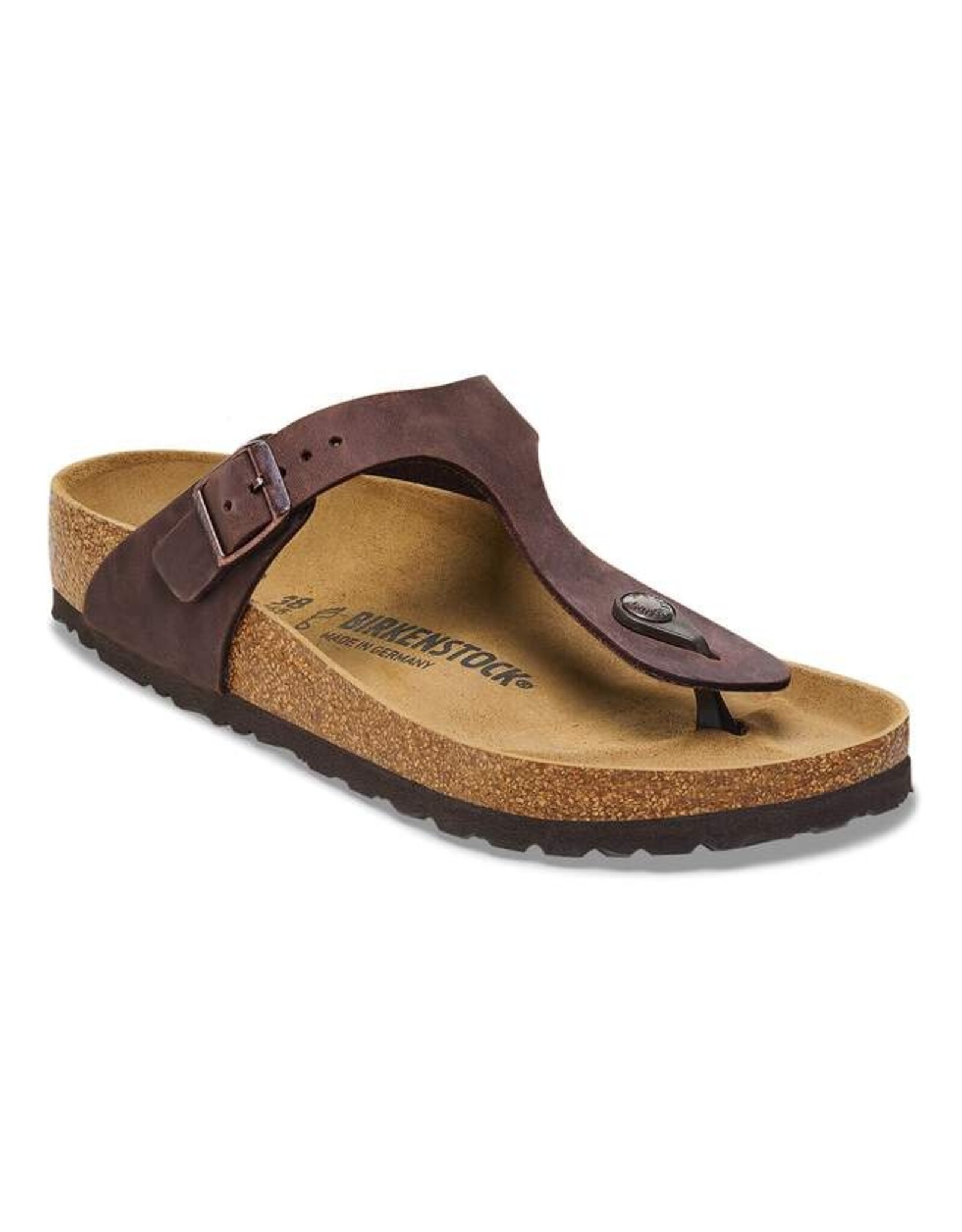 BIRKENSTOCK GIZEH HABANA OILED LEATHER SANDAL