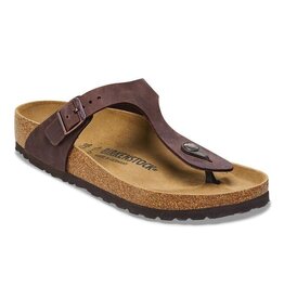 BIRKENSTOCK GIZEH HABANA OILED LEATHER SANDAL