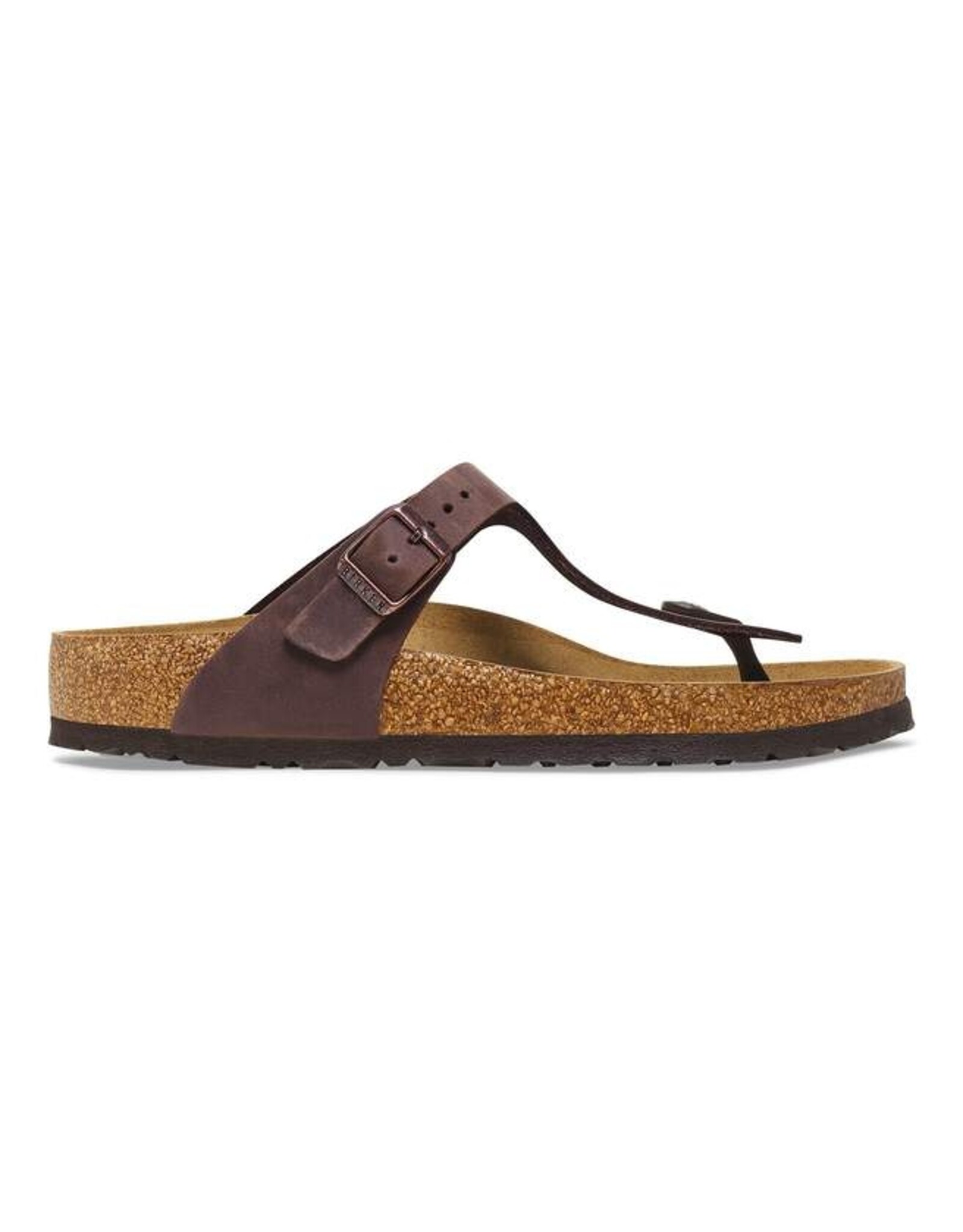 BIRKENSTOCK GIZEH HABANA OILED LEATHER SANDAL