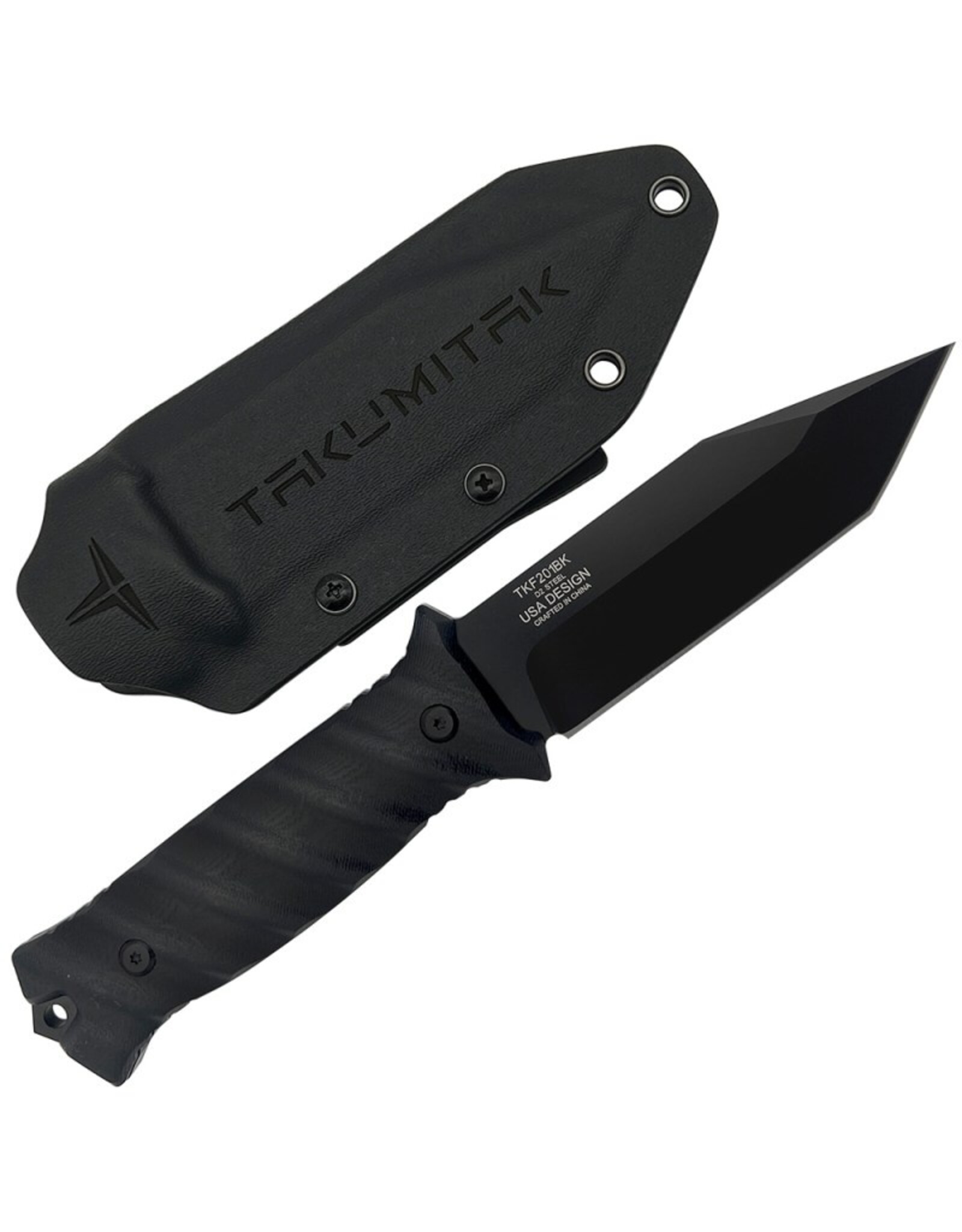 TAKUMITAK FULCRUM 9.5" BLACK TANTO - KYDEX SH - HOT