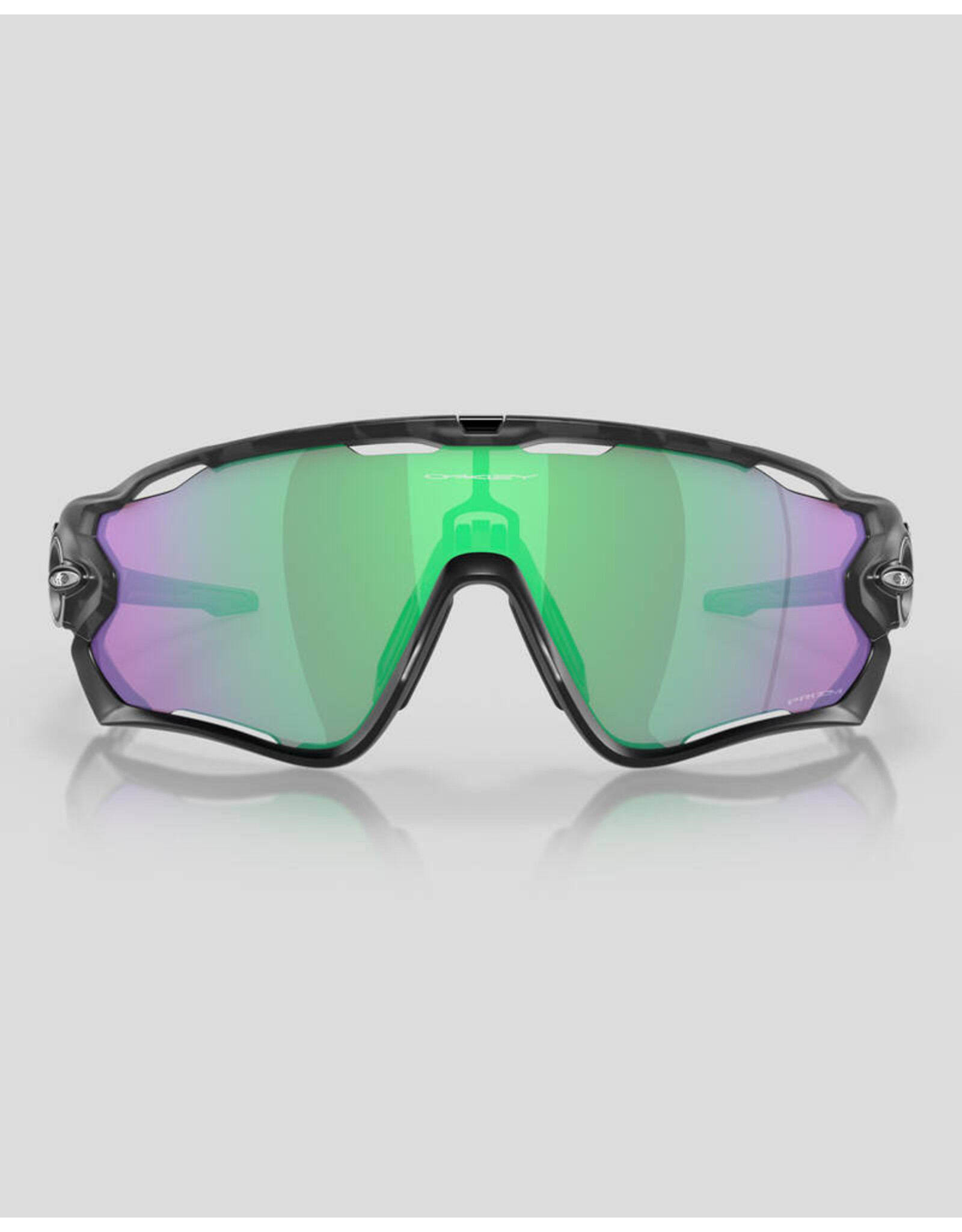 oakley JAWBREAKER MATTE BLACK CAMO PRIZM ROAD JADE SUNGLASSES