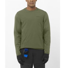 SALOMON MEN OUTLINE HYB WARM PULLOVER TOP
