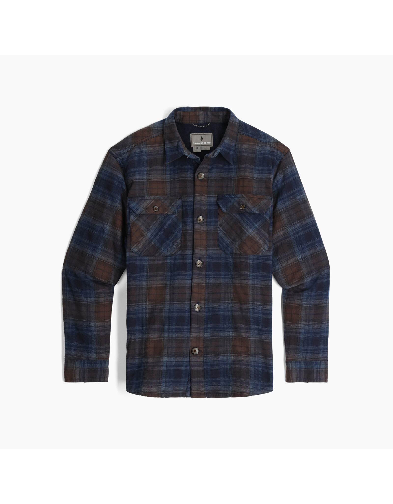 ROYAL ROBBINS MEN SNOWCAP LINED FLANNEL L/S