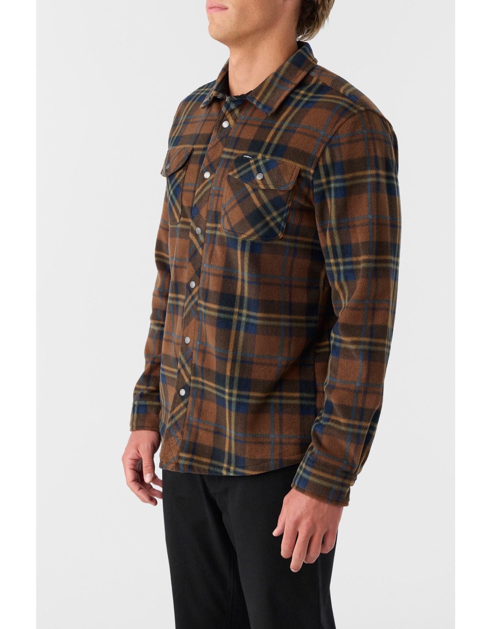 ONEILL MEN GLACIER PLAID SUPERFLEECE 2024
