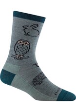 DARN TOUGH WOMEN  WOODLAND CREATURES CREW LT SOCK