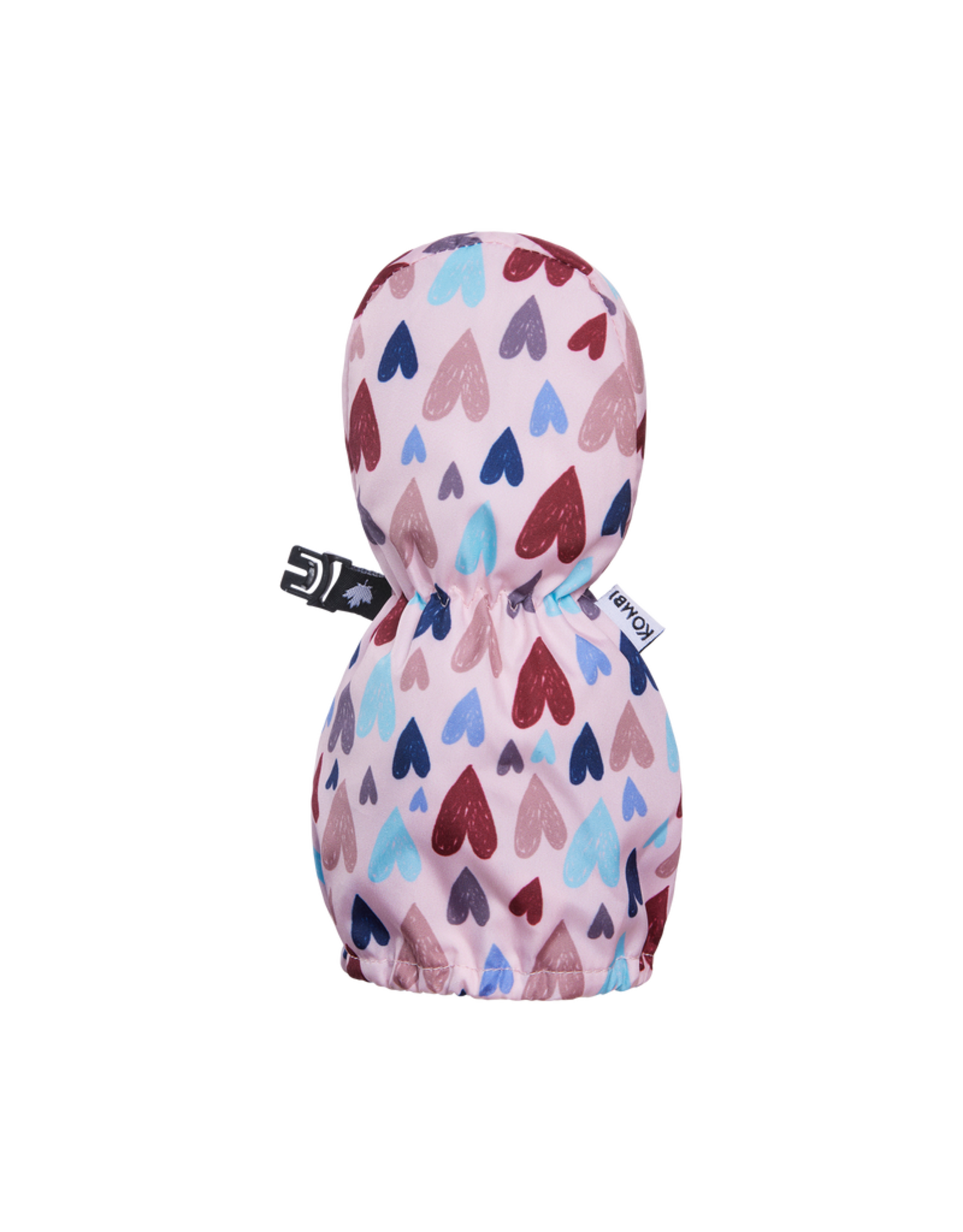 KOMBI THE BABY BEAR INFANT MITT-DOODLE HEARTS