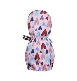 KOMBI THE BABY BEAR INFANT MITT-DOODLE HEARTS