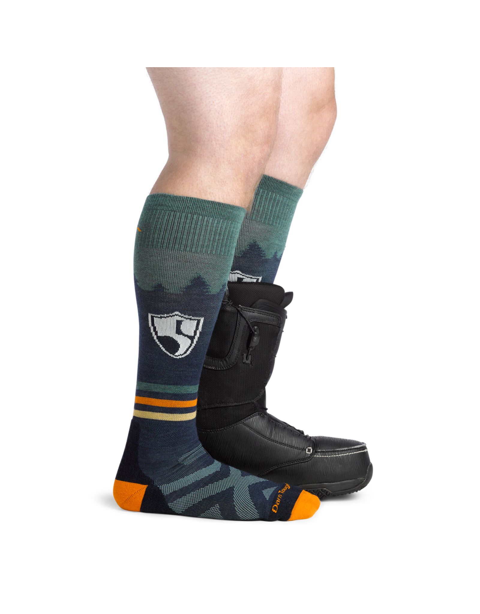 DARN TOUGH MEN HIGH FIVES OTC MID CUSH SOCK