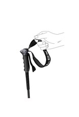 LEKI PITCH BACK BLACK SKI POLE