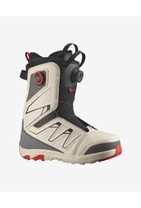 SALOMON MEN LAUNCH LACE SJ BOA BLK WHT SNOWBOARD