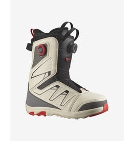 SALOMON MEN LAUNCH LACE SJ BOA BLK WHT SNOWBOARD