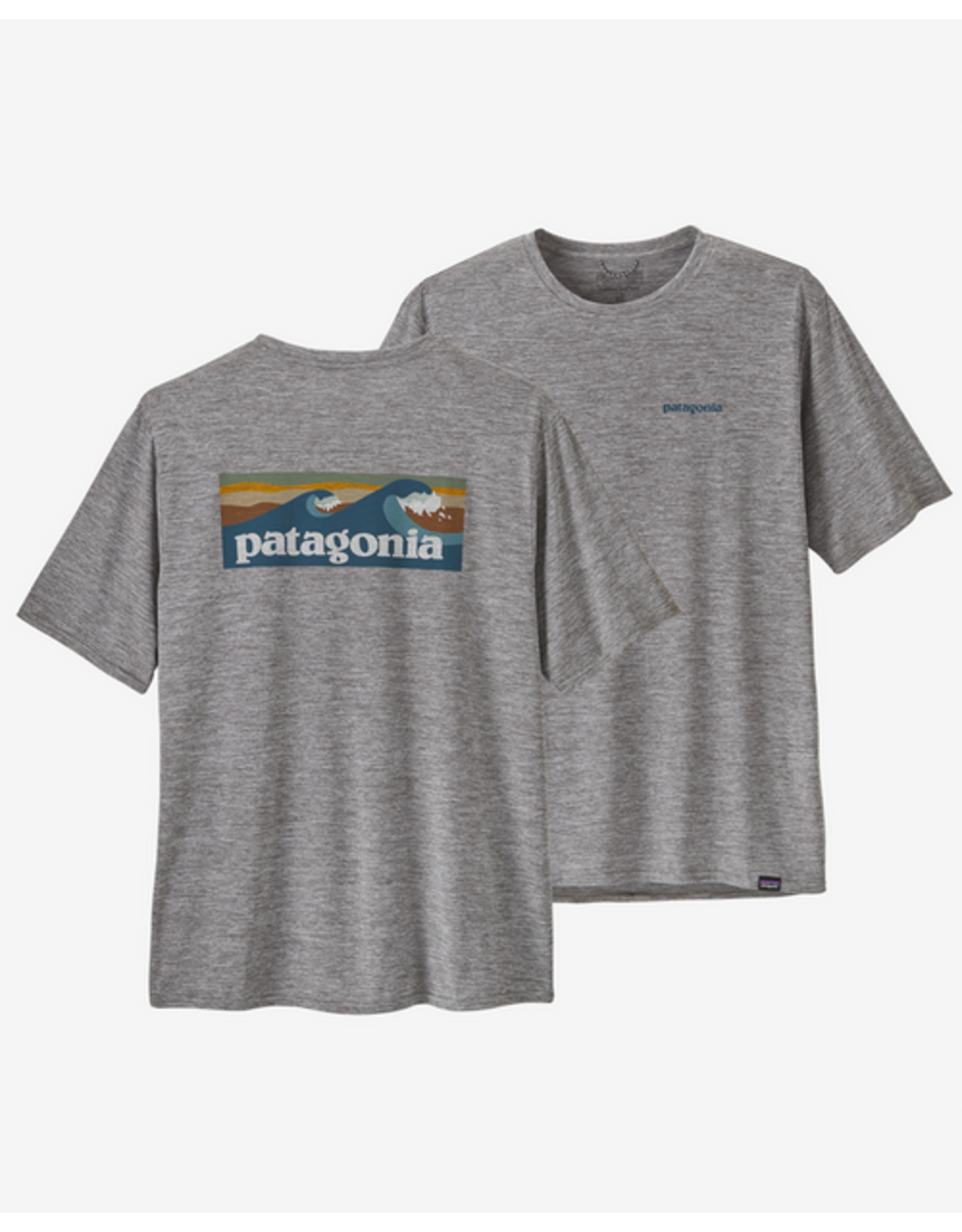 PATAGONIA MEN L/S CAP COOL DAILY GRAPHIC SHIRT - WATERS