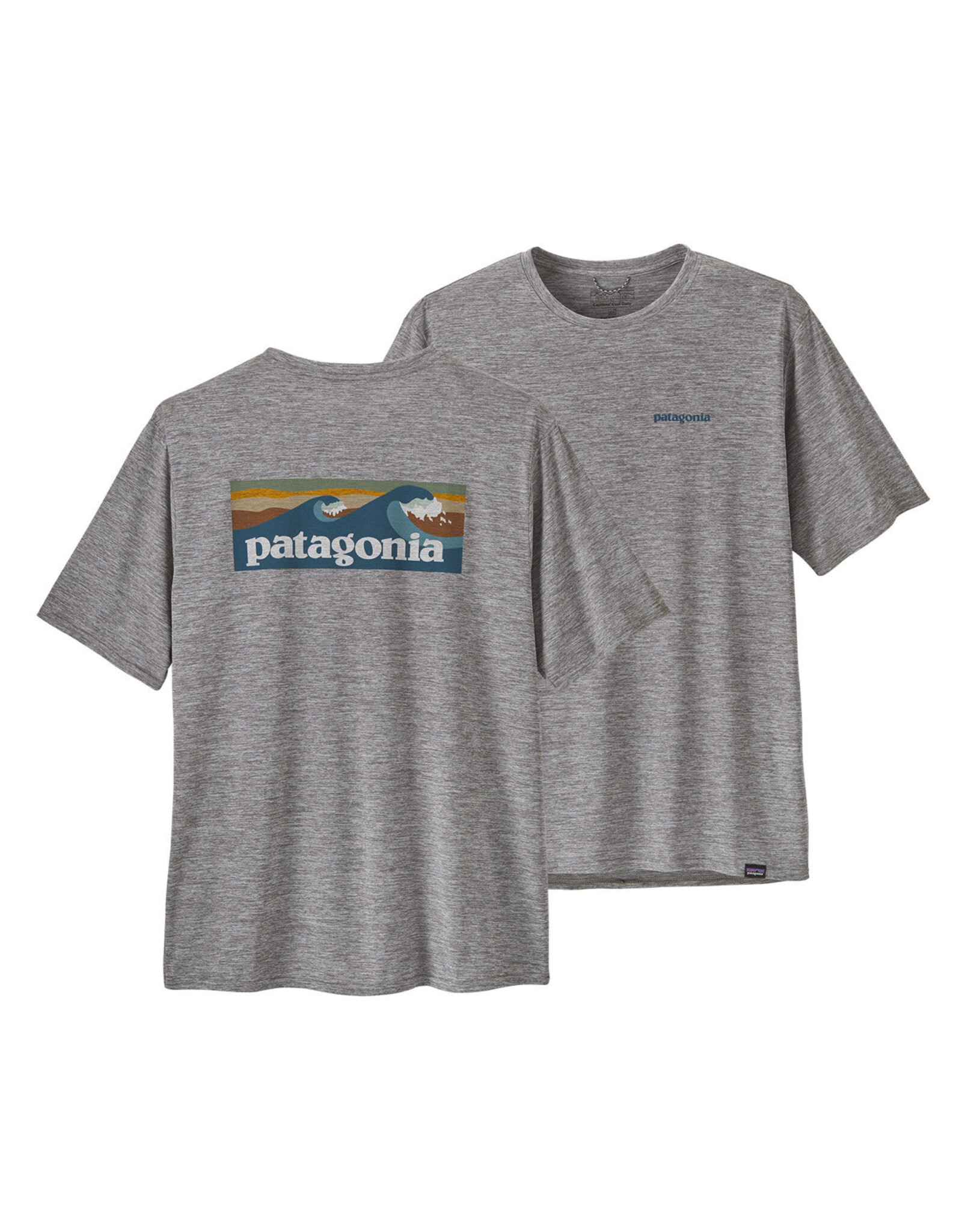 PATAGONIA MEN L/S CAP COOL DAILY GRAPHIC SHIRT - WATERS