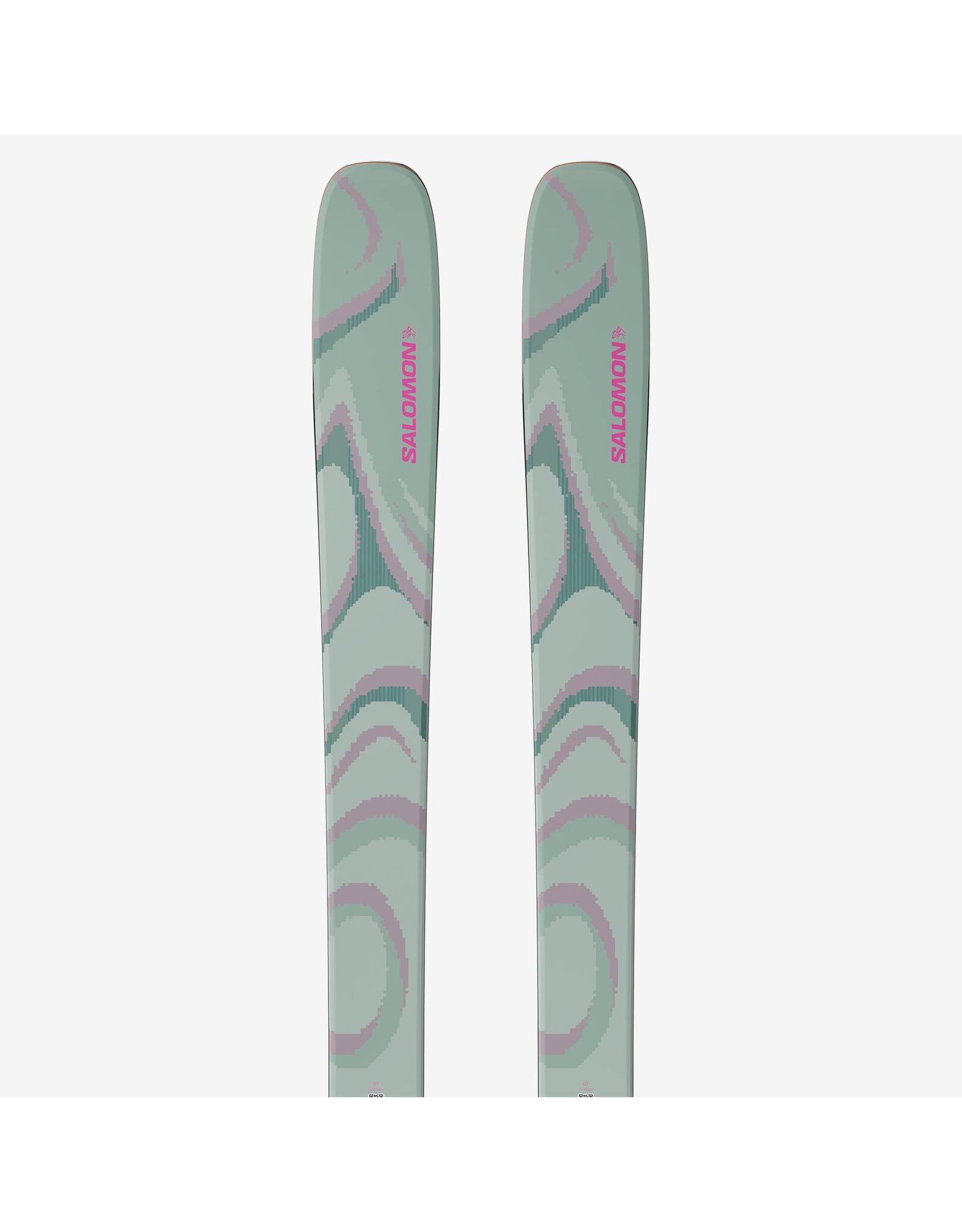 SALOMON QST 100 ICEBERG GREEN SKI