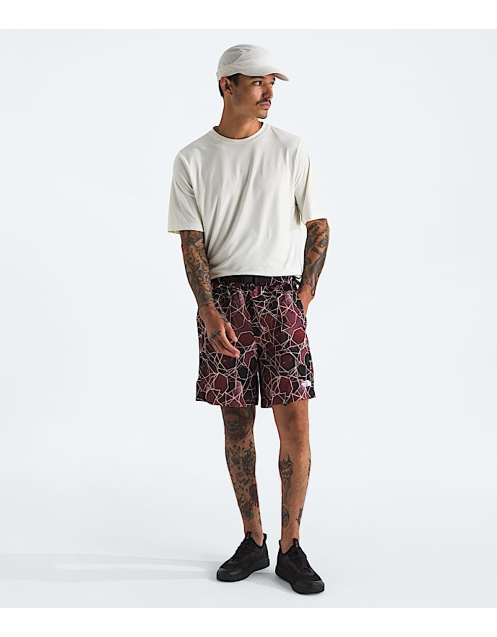 THE NORTH FACE MEN'S CLASS V PATHFINDER BELTED SHORT—7"