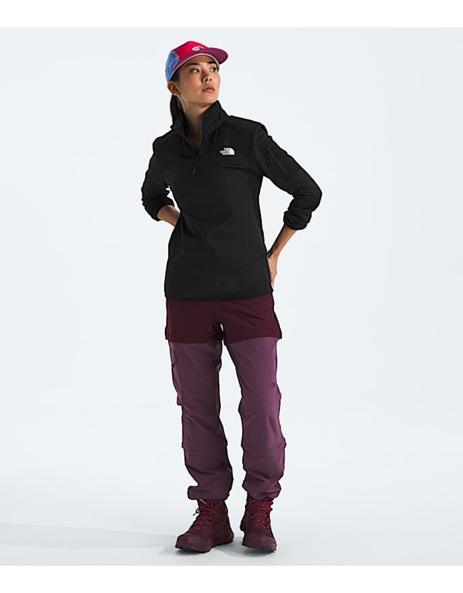 THE NORTH FACE WOMEN'S MISTYESCAPE ¼ ZIP FLEECE