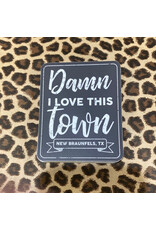 NORTHWEST DAMN I LOVE THIS TOWN JASPER STICKER