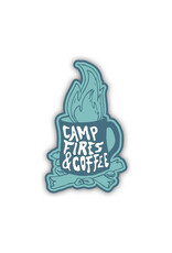 NORTHWEST CAMP FIRES AND COFFEE STICKERS
