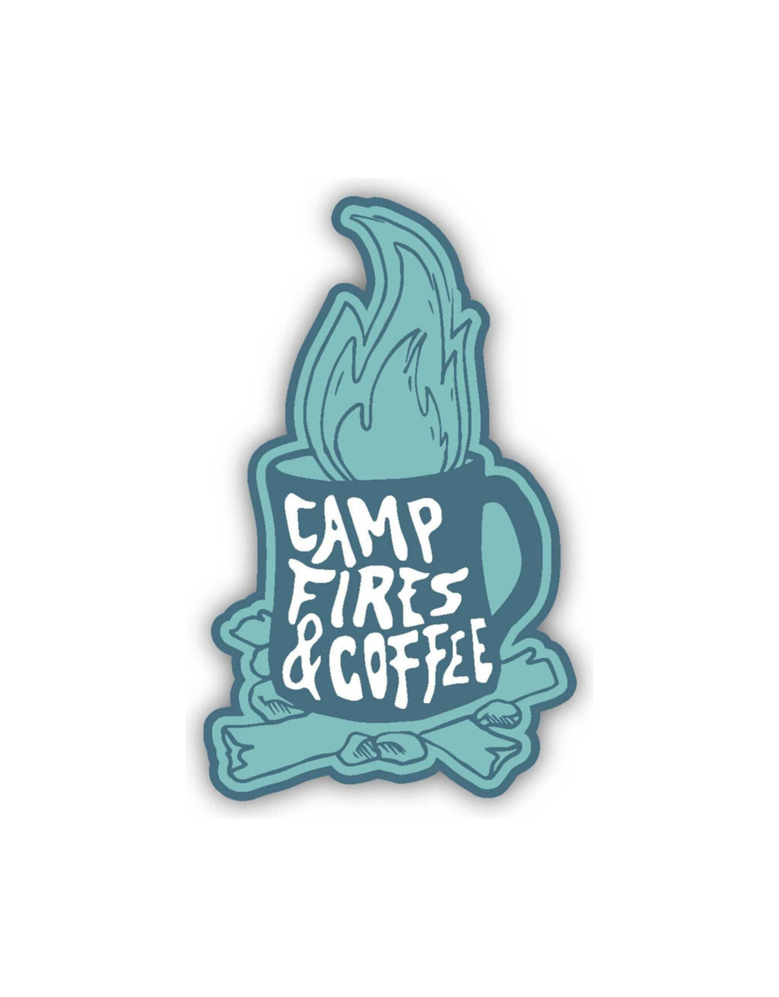 NORTHWEST CAMP FIRES AND COFFEE STICKERS