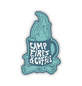 NORTHWEST CAMP FIRES AND COFFEE STICKERS