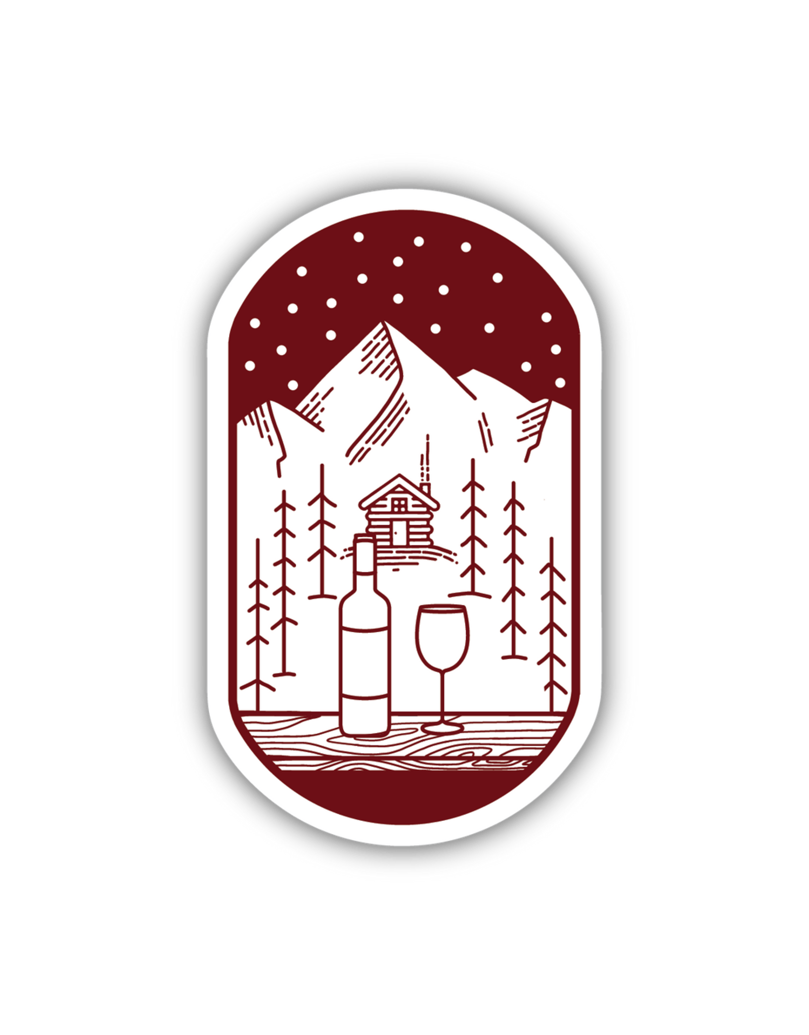 NORTHWEST JASPER WINE AND CHILL STICKER